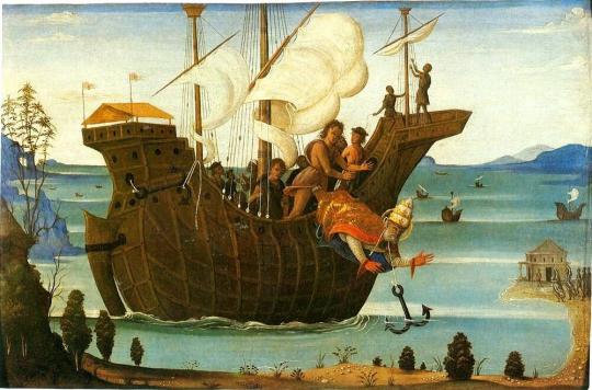 Fig. 18.1. Bernardino Fungai, The Martyrdom of Saint Clement, c. 1495–1505, tempera, oil, and g ...