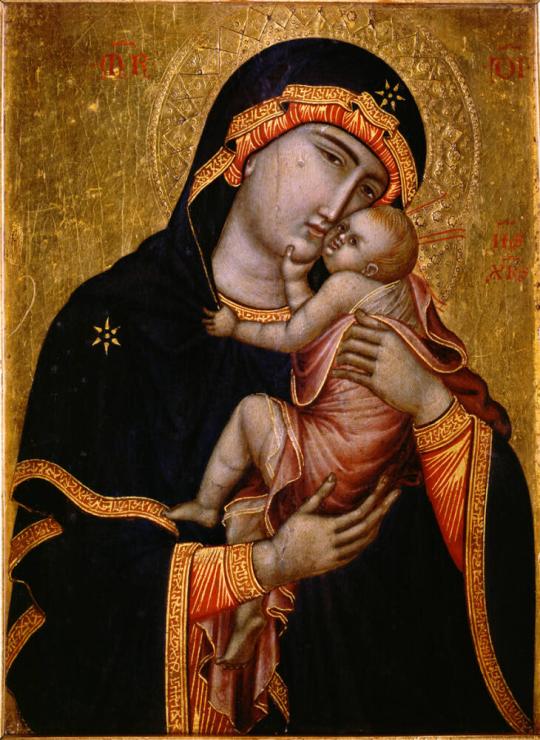 Fig. 23.1. Artist unknown, Notre Dame de Grâce, c. 1340, tempera on panel, Notre-Dame de Grâce, ...