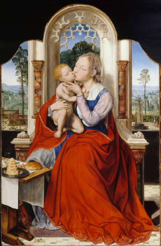 Fig. 27.1. Quentin Massys, The Virgin and Child Enthroned, c. 1525, oil on panel, Gemäldegaleri ...