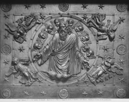 Fig. 54.2. Antonio Lombardo, God the Father with Cherubim, c. 1497–1537, Zeno Chapel, San Marco ...