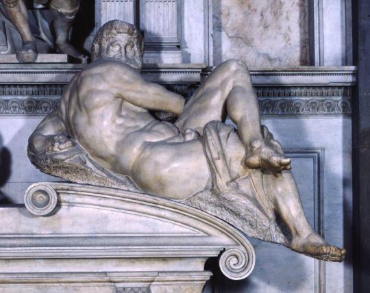 Fig. 66.1. Michelangelo Buonarroti, Day, 1526–33, marble, San Lorenzo, Florence.