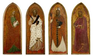 Saint Bartholomew; Saint Agnes; Saint Elizabeth of Hungary; Saint Nicholas of Bari