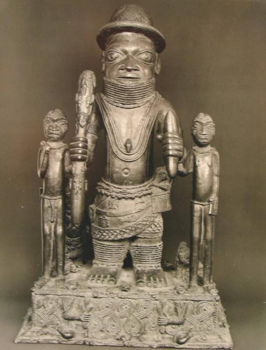 Altarpiece Representing King Ewuakpe (c. 1690-1713) Africa, Nigeria Kingdom of Benin