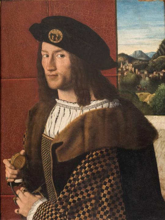 Fig. 19.1. Bartolomeo Veneto, Portrait of a Gentleman, c. 1512, oil on canvas, Galleria Naziona ...