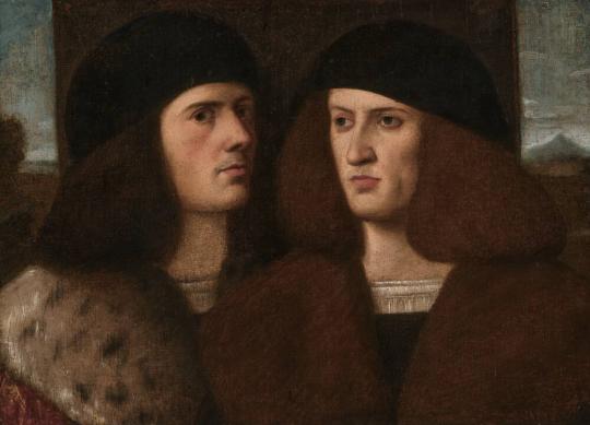 Fig. 20.1. Attributed to Vittore Belliniano, Double Portrait of Two Venetian Men in Furred Coat ...