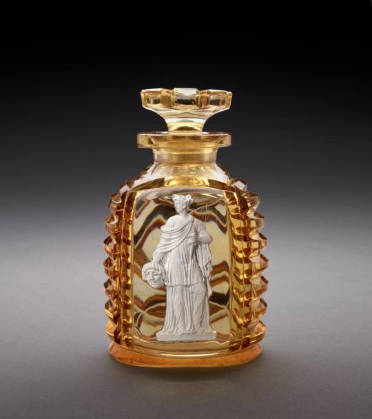 Toilette Bottle with Melpomene, Muse of Tragedy