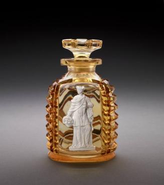 Perfume Bottle with Melpomene, Muse of Tragedy