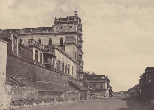 Tanjore.  The Seven Storied Tower of the Palace