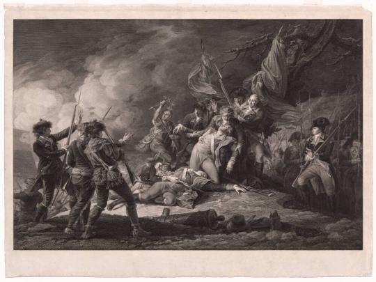 The Death of General Montgomery, In the Attack of Quebec, December 1775