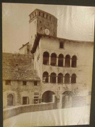 ASOLO Veneto. - Avanzi del vescovado e Torre della Regina Cornaro.