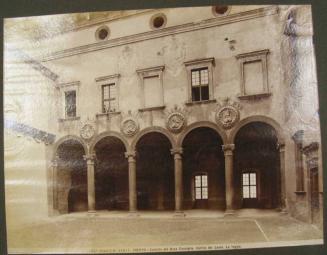 TRENTO - Castello del Buon Consiglio.  Corlile dei Leoni.  La Loggia.