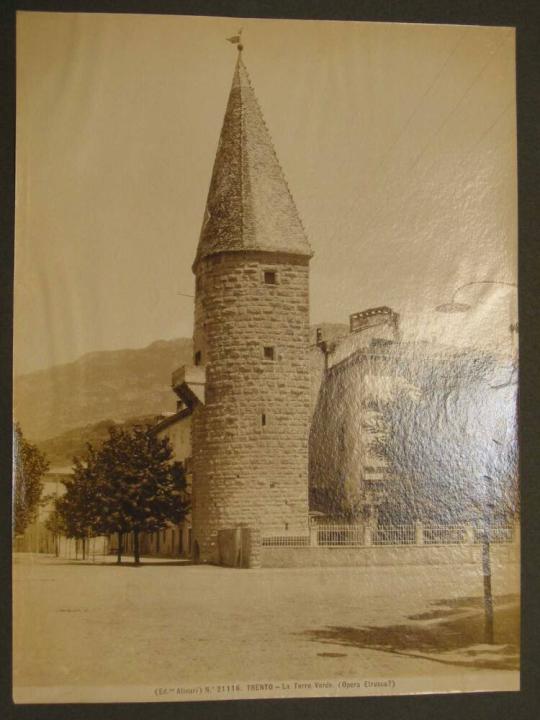 TRENTO - La Torre Verde.  ( Opera Etrusca? )