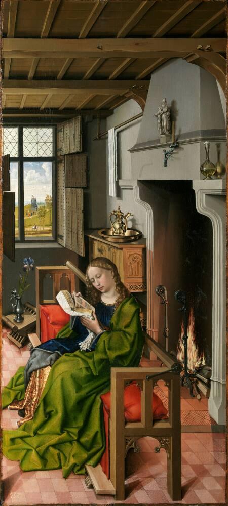 Fig. 69.2. Robert Campin, Saint Barbara, 1438, oil on panel, Museo Nacional del Prado, Madrid.  ...