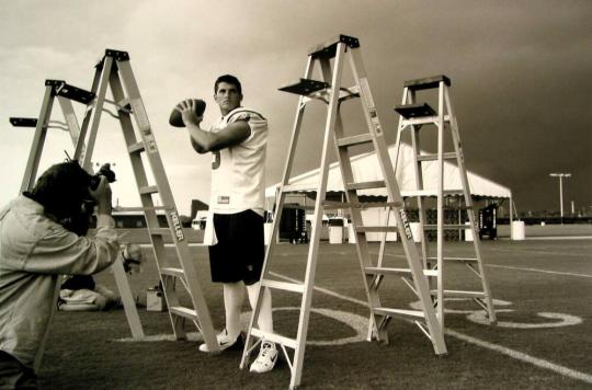 Quarterback David Carr Is Photographed by Bill Frakes for Sports Illustrated