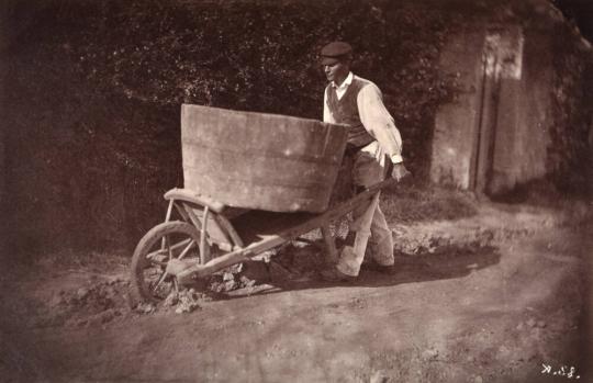 [Artist Study of a Man with a Wheelbarrow]