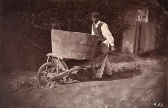 [Artist Study of a Man with a Wheelbarrow]