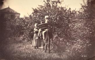 [Artist Study of Women with a Donkey]