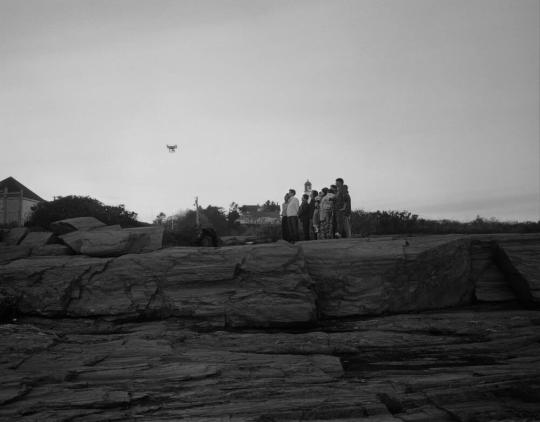 Two Lights, Cape Elizabeth (Family Photo with Drone)