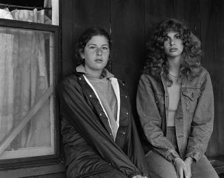Bonnie & her sister, Camp Pinecliffe, Harrison, Maine