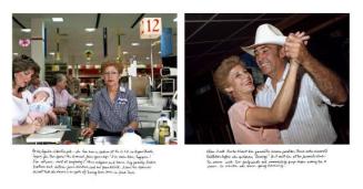 Becky, H.E.B. cashier at the store, and dancing, her favorite leisure activity, Corpus Christi, Texas