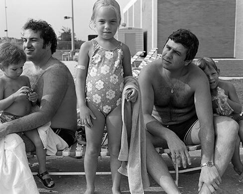 At the JCC (The Jewish Community Center (JCC) swimming pool)