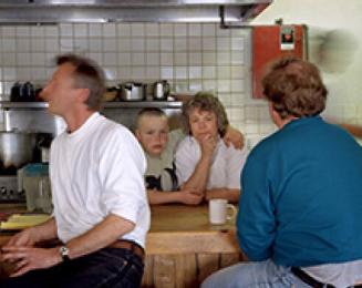 Diner owner & her son, Cornelia & Jesse Rupp, Ramah, New Mexico