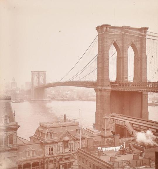 [Brooklyn Bridge, Viewed from the Brooklyn Side]