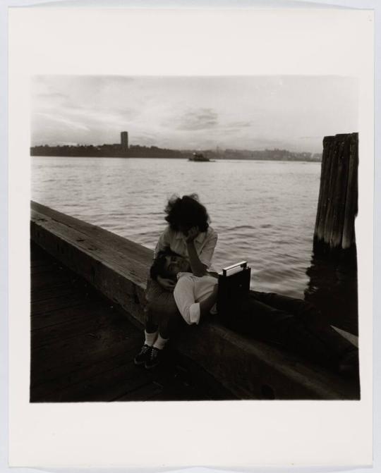 Couple on pier, N.Y.C. 1963