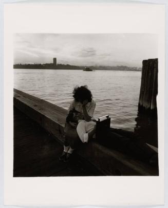 Couple on pier, N.Y.C. 1963