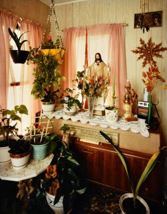 Home Interior with religious icons, Binghamton, NY