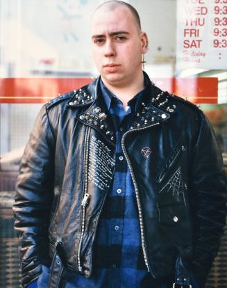 Young Man with Crucifix Earring, Binghamton, NY