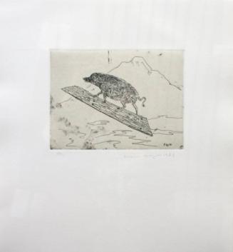 Fig. 91 Wild Boar on Plank