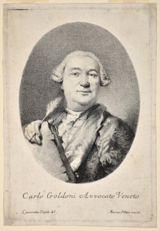 Portrait of Carlo Goldoni