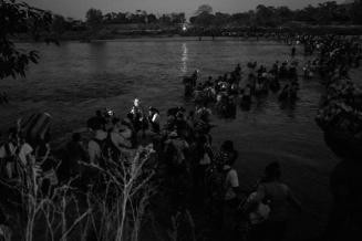 Crossing the Suchiate River