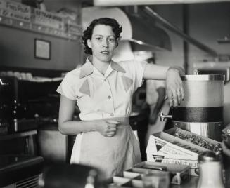 Waitress at Big Ernie's, Fort Worth, Texas 1955