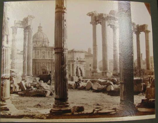 ROMA - Foro Romano - Tempio di Saturno di Vespasiano