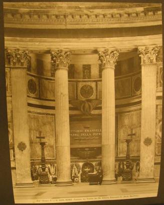 ROMA - Pantheon.  La Tomba del Re Vittorio Emanuele II (Arch. Manfredi.)