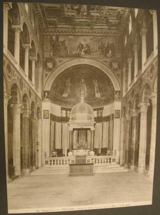 ROMA - Chiesa di Santa Agnese fuori le Mura.  ( A. D.  626. )