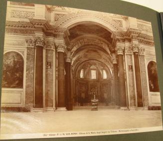 ROMA - Chiesa di S. Maria degli Angeli.  La Tribuna.  ( Michelangiolo e Vanvitelli. )