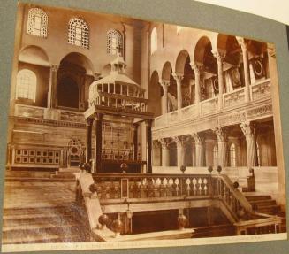 ROMA - Basilica di S. Lorenzo fuori le Mura.  Il Presbiterio ossia la parte della Basilica Constantiniana.  ( IV Secolo. )