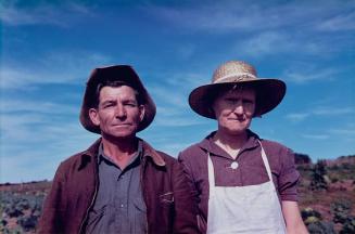 Jim Norris and Wife, Homesteaders, Pie Town, New Mexico