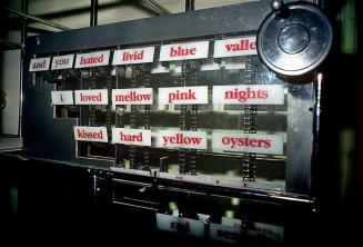 Random Word Machine, Franklin Institute, Philadelphia