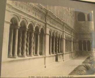 ROMA - Basilica del Laterano.  Il Chiostro in stile Bizantino.  ( XIII Secolo. )
