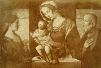 Milano-Pinacoteca di Brera. La Madonna col Figlio, S. Giuseppe e la Maddalena.