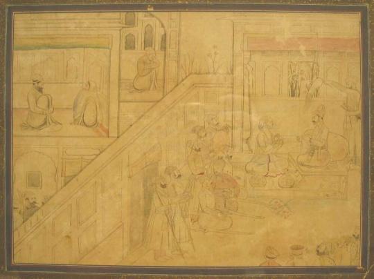 Durbar Scene from the Bhagavata Purana