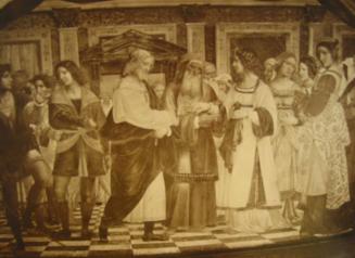 Saronno-Sposalizio della Madonna, affresco di Bernardino Luino.