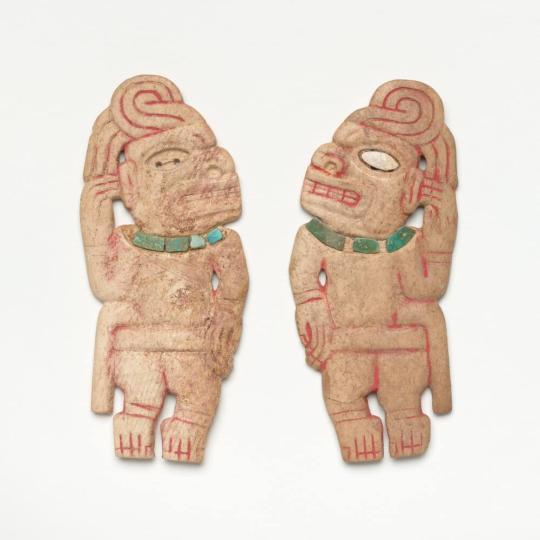 Pair of Deity Effigy Ornaments