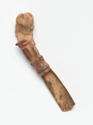 Spatula Surmounted by a Figure of a Human