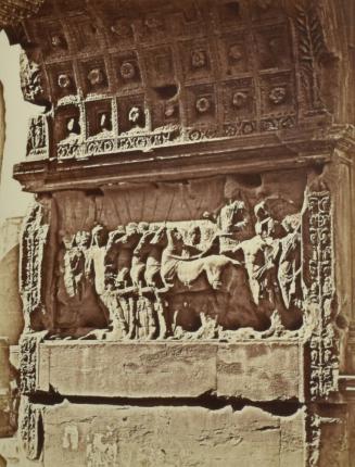 Arch of Titus , Relief of the Triumph of the Roman Legion