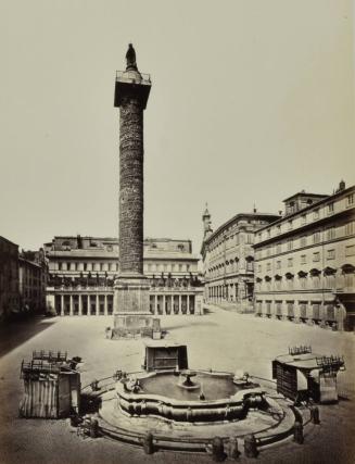 Trajan's Column in Piazza Collona, Rome
